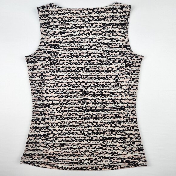 Cleo Sleeveless Abstract Scoop Blouse S - Picture 2 of 7